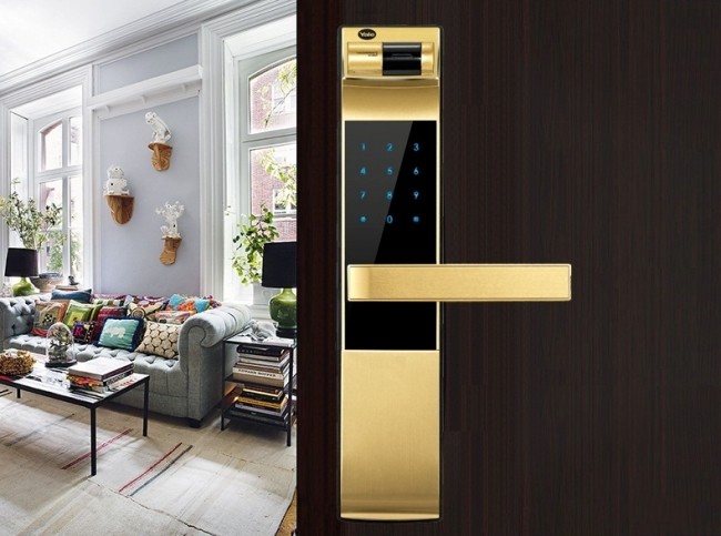 Khóa Cửa Thông Minh Yale YDM4109+ Gold