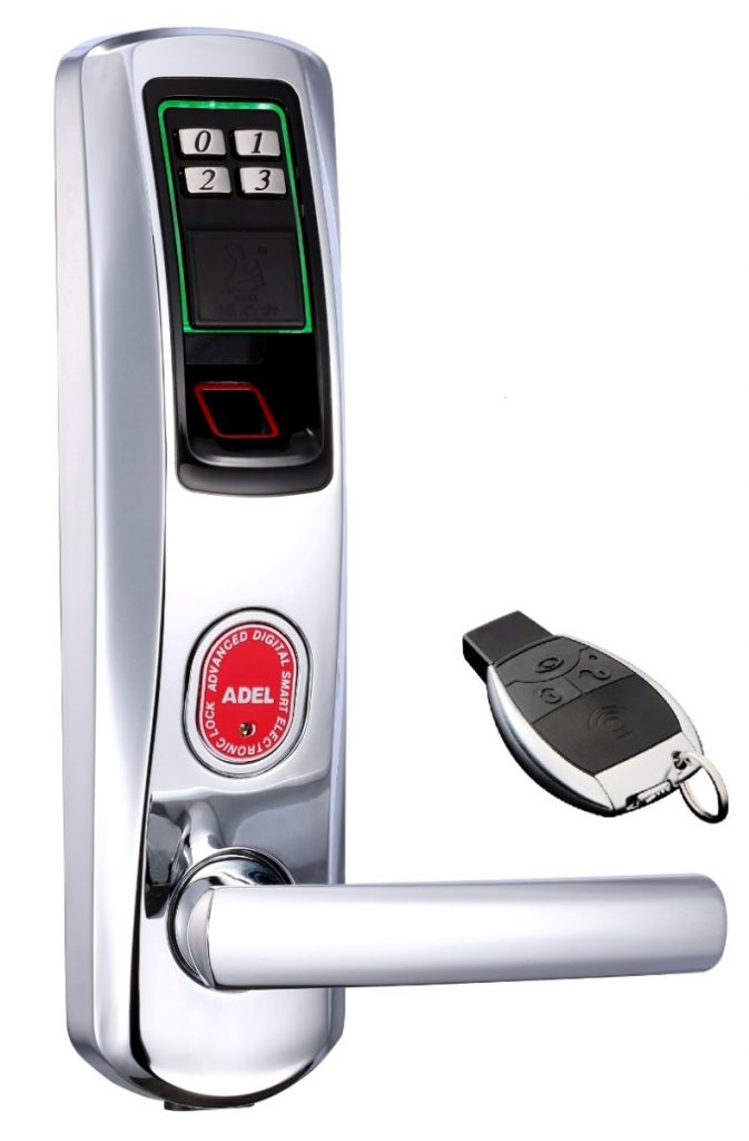 Khóa cửa thẻ từ và mật mã Adel 4910