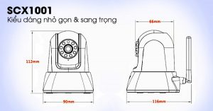 Camera IP SmartZ SCX1001