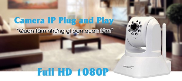 Camera IP trong nhà Full HD 2 Megapixel SmartZ SCX2002