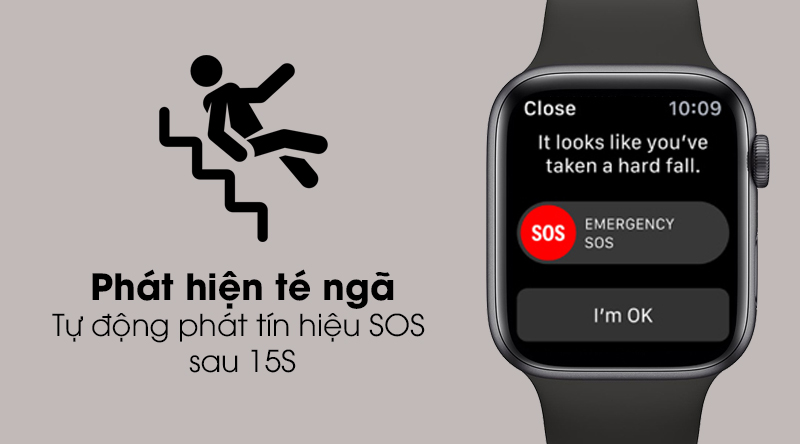 Apple Watch S5 LTE 40mm viền nhôm dây cao su