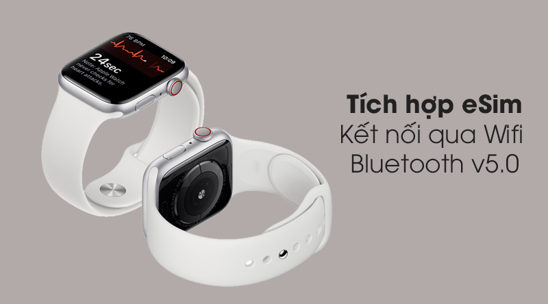 Apple Watch S5 LTE 40mm viền nhôm dây cao su