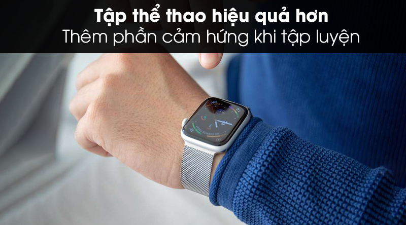 Apple Watch S5 LTE 44mm viền thép dây thép