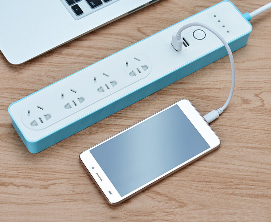 Ổ Cắm 4 Cổng Kéo Dài Điều Khiển Qua Wifi SmartHomePlus TC4
