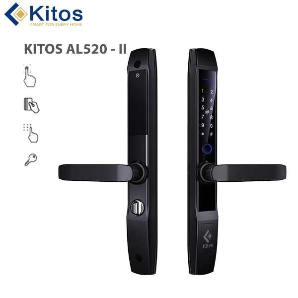 Khóa cửa vân tay cửa nhôm xingfa Kitos KT-AL520 – II