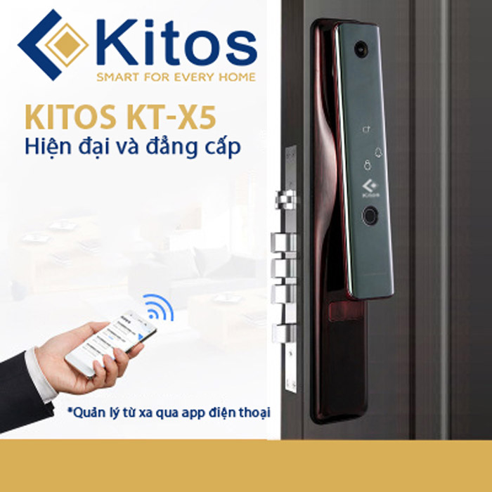 Khóa vân tay chuông hình Kitos KT-X5