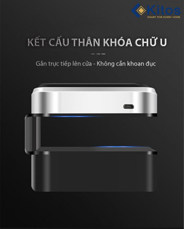 Khóa vân tay cửa kính Kitos KT-GL50