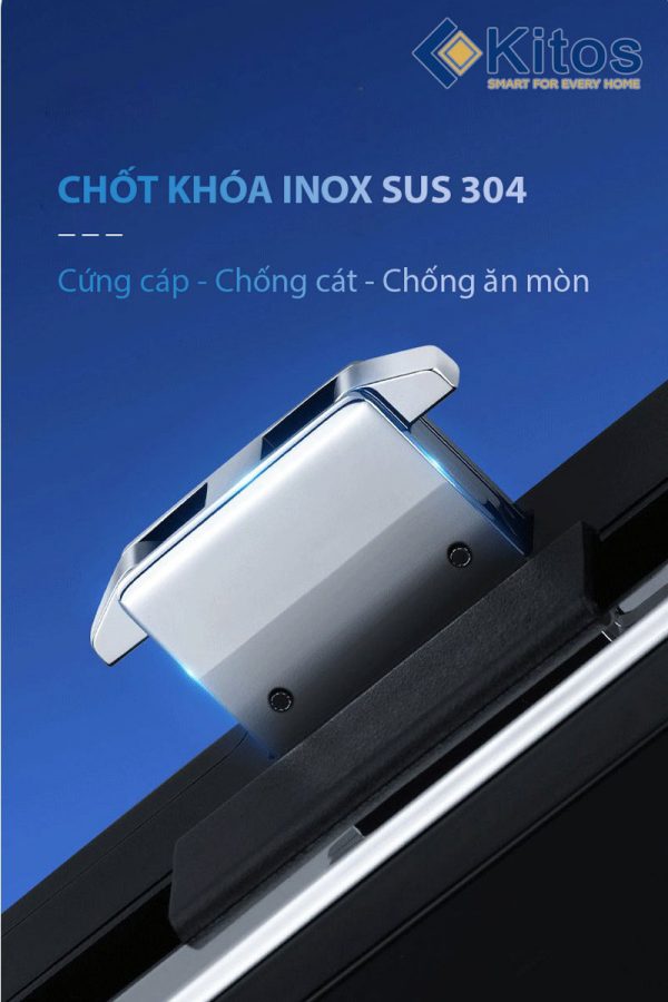 Khóa vân tay cửa kính Kitos KT-GL50
