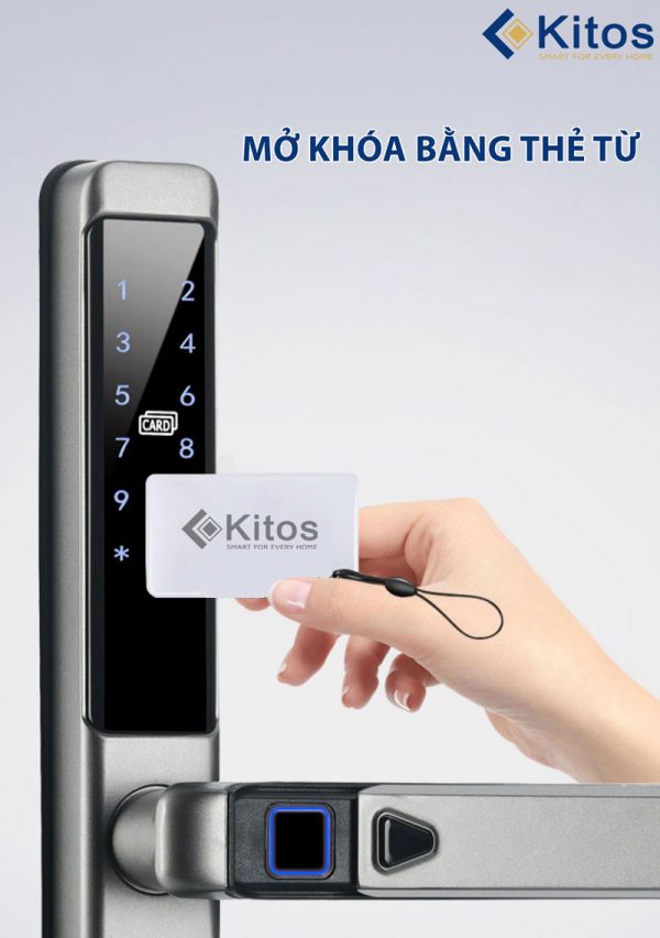 Khóa vân tay cửa nhôm Kitos KT-AL650