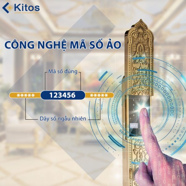 Khóa cửa điện tử tân cổ điển Kitos KT-C900